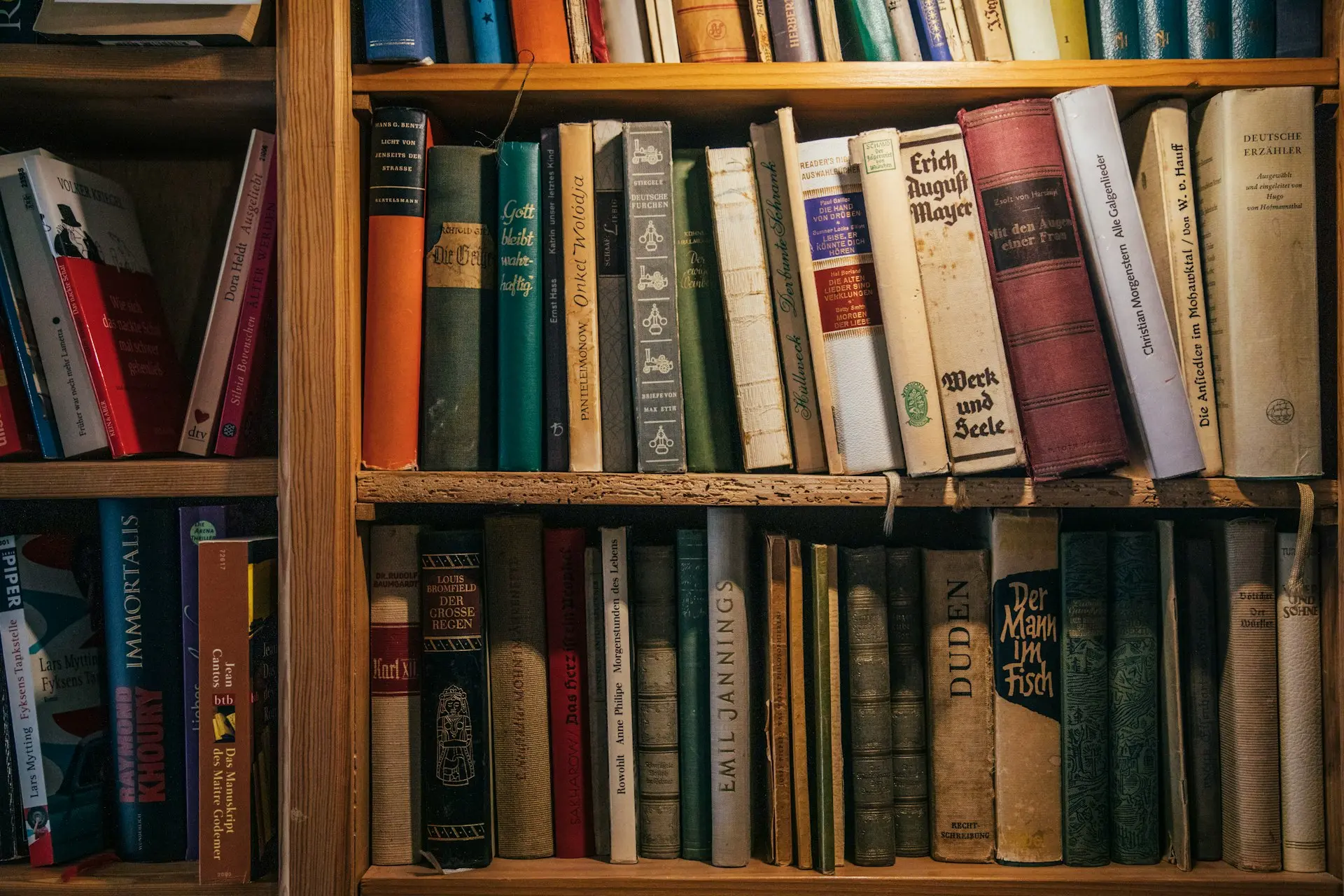 assorted-title books